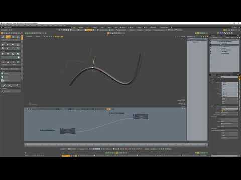 MODO 13 Curves to Bezier Mesh Op | Procedural Modeling