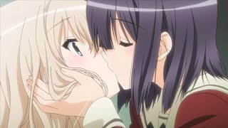 Anime girl kiss girl #35 | Lesbian kiss Resimi