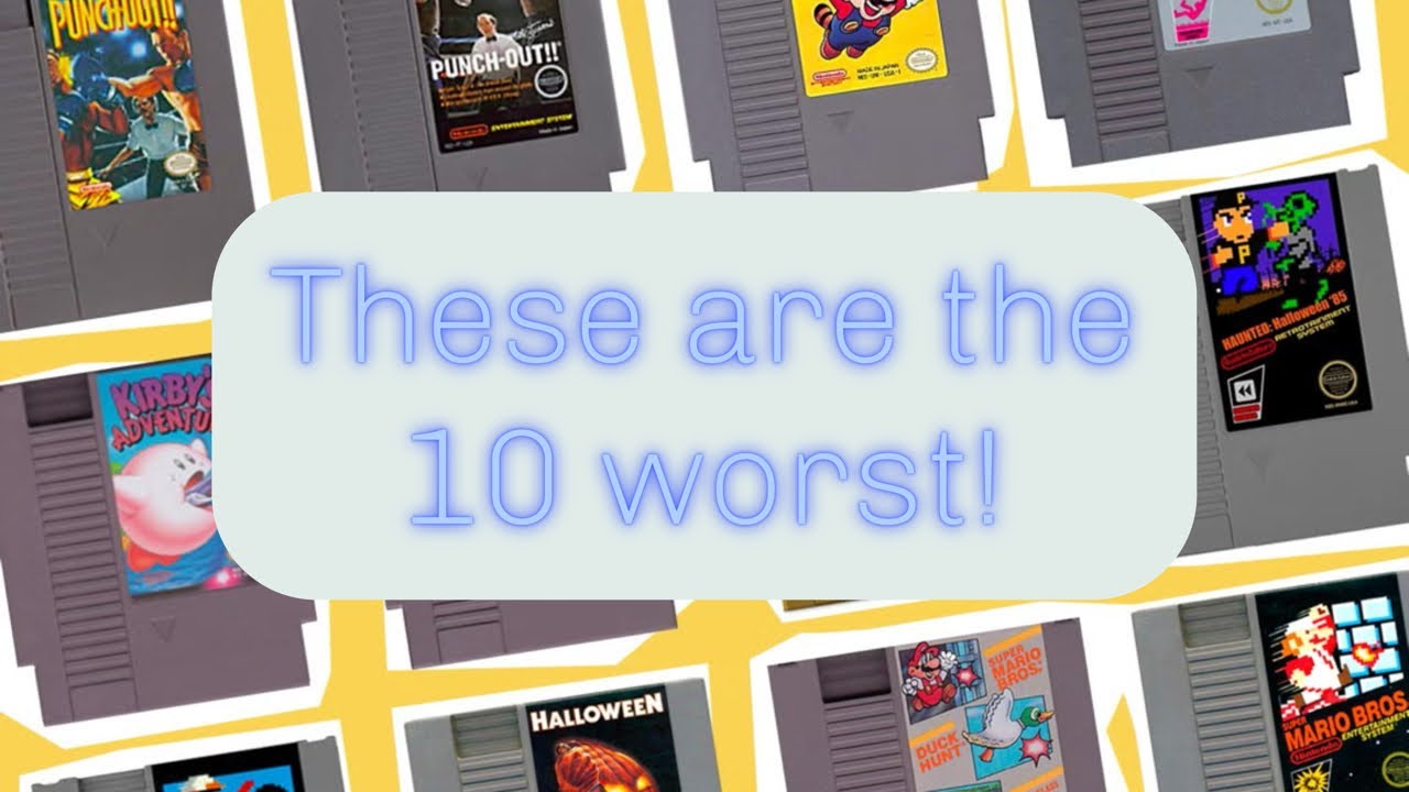 Worst Nintendo Games EVER YouTube worst-nintendo-games-ever-youtube