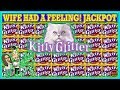 KItty Glitter Slot Machine Bonus- Big Win!