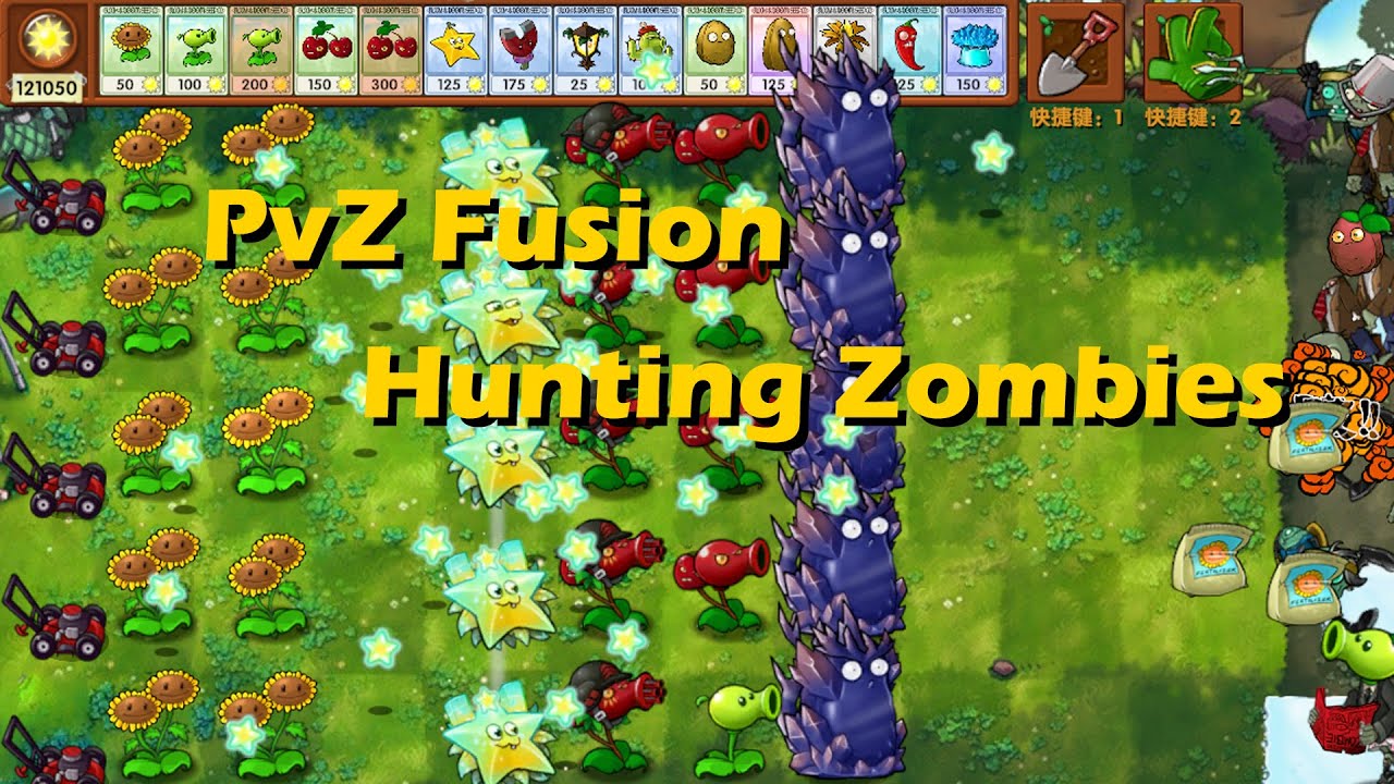 PVZ Fusion Version 2.1.3 : Hunting Zombies - Download link #plantsvszombies #pvz #gameplay  #shorts