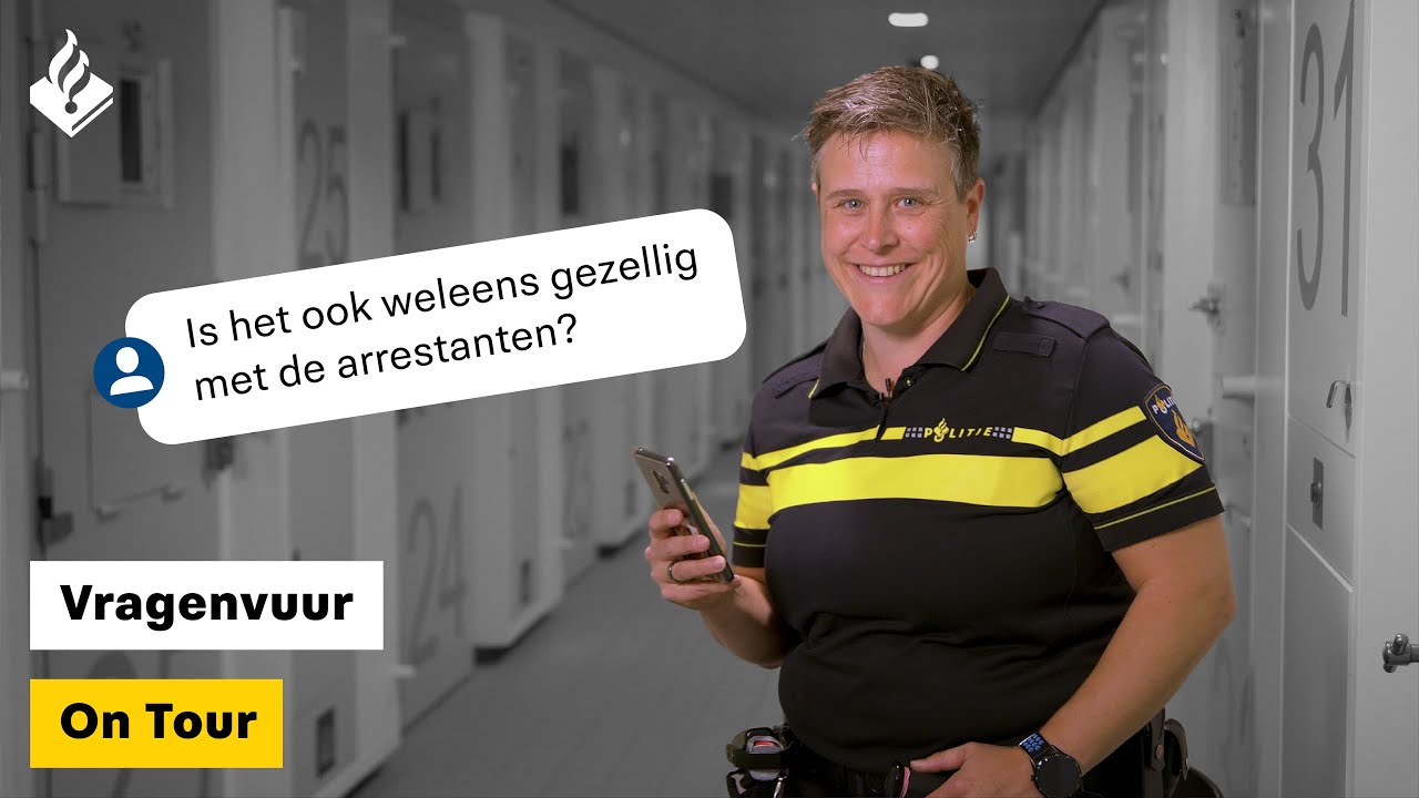 Arrestantenverzorger Leonie | Vragenvuur On Tour #15