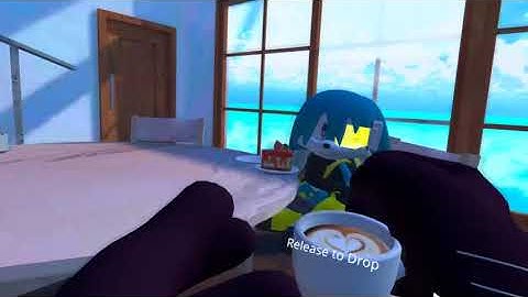 CAKE & CATCH-UP! Sailor Peace Spends Time with Reformed Kit at a Cafe - VRChat