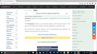 List few Queue implementations. | javapedia.net