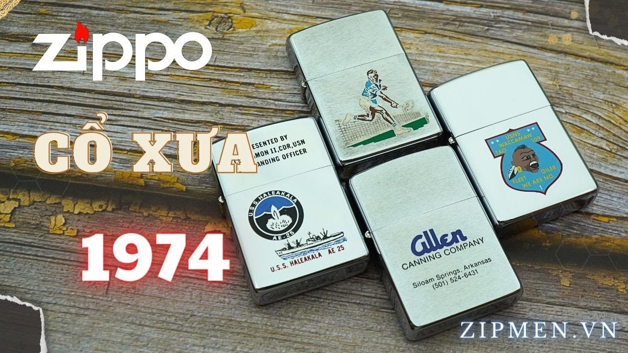 Bật lửa zippo cổ xưa la mã đời 7x 8x new full box | hộp quẹt zippo la mã chính hãng