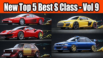 New List Top 5 Best S Class Car in NFS Unbound Vol 9