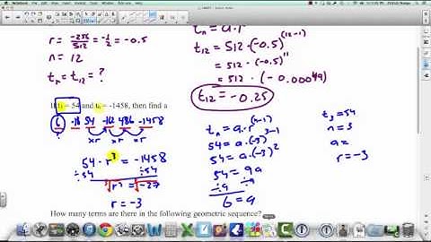 PreCalc 11: 8.3 Geometric Sequences