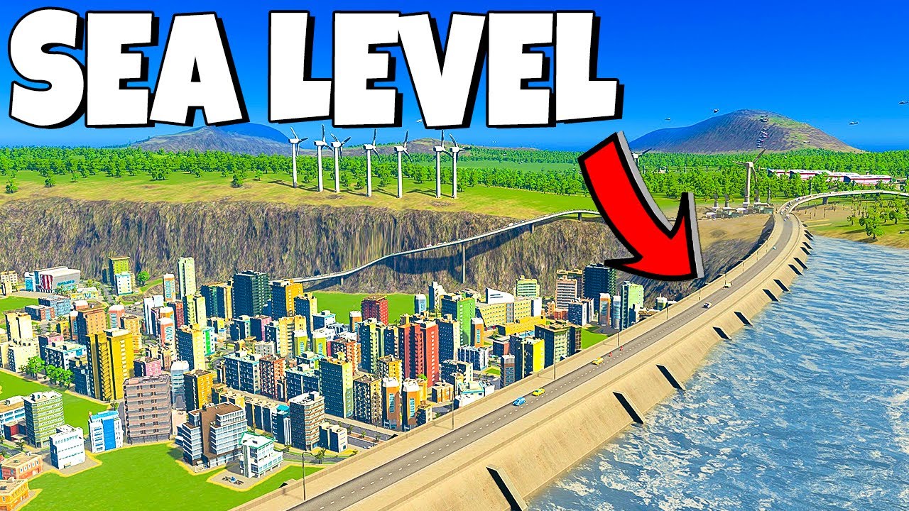 Engineering a city BELOW SEA LEVEL in Cities Skylines! Realtime YouTube ...