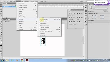 Adobe Flash -  Animating text using symbols and layers