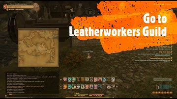 How to become Leatherworker. Final Fantasy 14 FFXIV Unlock quest Guide for crafters - Leatherworker