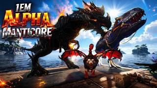 ARK Primal Fear #13: Triệu hồi Boss Chaos Guardian và thu  phục được em alpha manticore màu bẩn:))