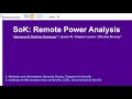 Ares  2021  sok remote power analysis