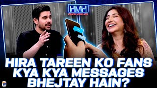 Crazy Fans story - Hira Tareen ke Insta messages - Hasna Mana Hai - Tabish Hashmi - Geo News
