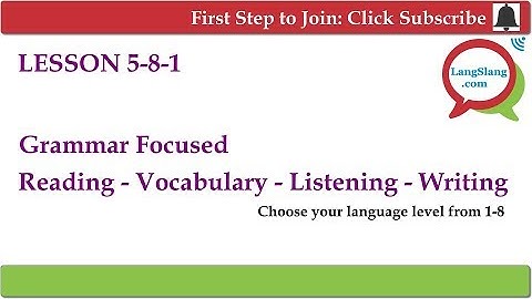 Reading for Vocabulary & Comprehension 5-8-1: English Lessons for Beginners & School Kids