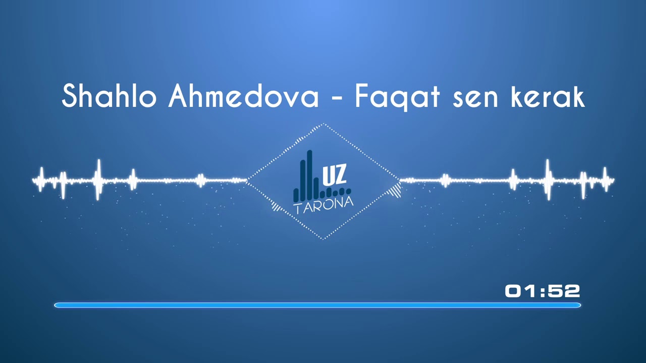Watch Shahlo Ahmedova - Faqat sen kerak (Audio) on YouTube Watch Shahlo Ahmedova - Faqat sen kerak (Audio) on YouTube