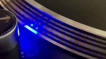 SL1210GR platter dot wobble (video 2 of 2)