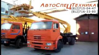 видео Продажа автовышек на шасси КАМАЗ 43253 ПСС-131.22Э. завод спецтехники НижСпецАвто