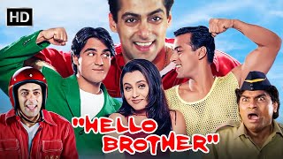 सलमान खान और जॉनी लीवर की सुपरहिट कॉमेडी मूवी | Hello Brother (1999) | Rani Mukerji | Comedy Movie