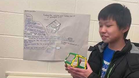 How to find the surface area and the volume of a pentagonal prism by Anita, Hena and Peter