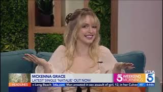 Mckenna Grace live on KTLA Morning News performing Natalie