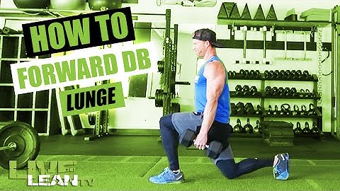 How To Do An ALTERNATING DUMBBELL FORWARD LUNGE | Exercise Demonstration Video and Guide