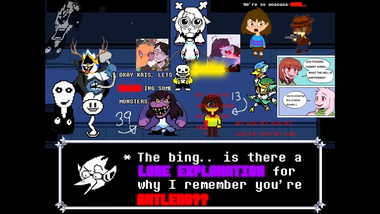 Cursed Deltarune/Undertale humour #9