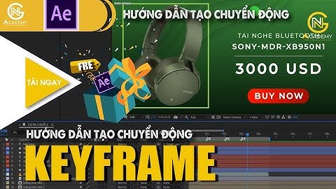 Bài 1 Tạo Chuyển động keyframe trong Adobe After Effects