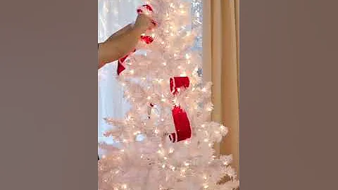 Add a SWEET twist to your tree with this peppermint theme! ❤️ #shorts #christmas #diy #home #design