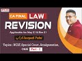 CA Final Law quick Revision including amendments of Nov 20 -NCLT, SC, Amal, OM (Part 2)Swapnil Patni