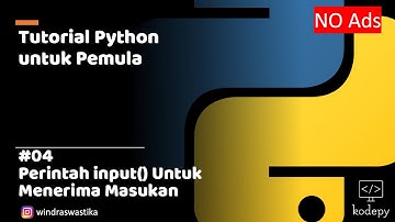 Tutorial Python untuk Pemula (4) - Menerima Input dari User
