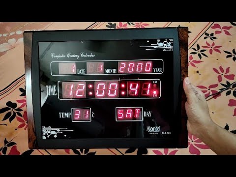 Ajanta Digital Wall Clock | UNBOXING & REVIEW | Best Digital Wall Clock For