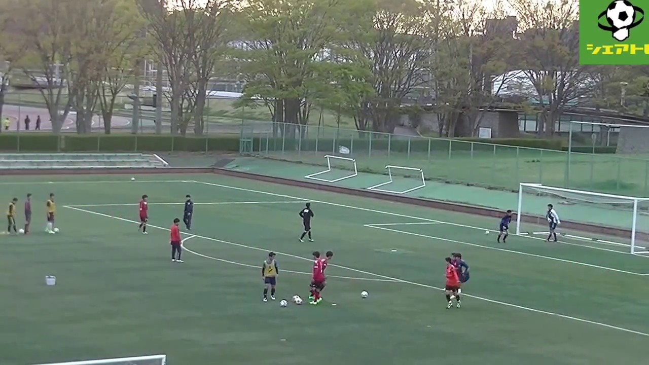 筑波大学蹴球部Topチーム　シュート練習