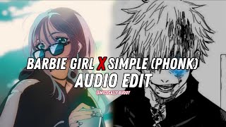 Barbie girl x simple (phonk) - [edit audio]