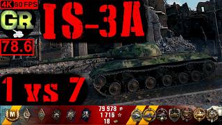 World of Tanks IS-3A WoT Replay - 8 Kills 4.4K DMG(Patch 1.4.1)