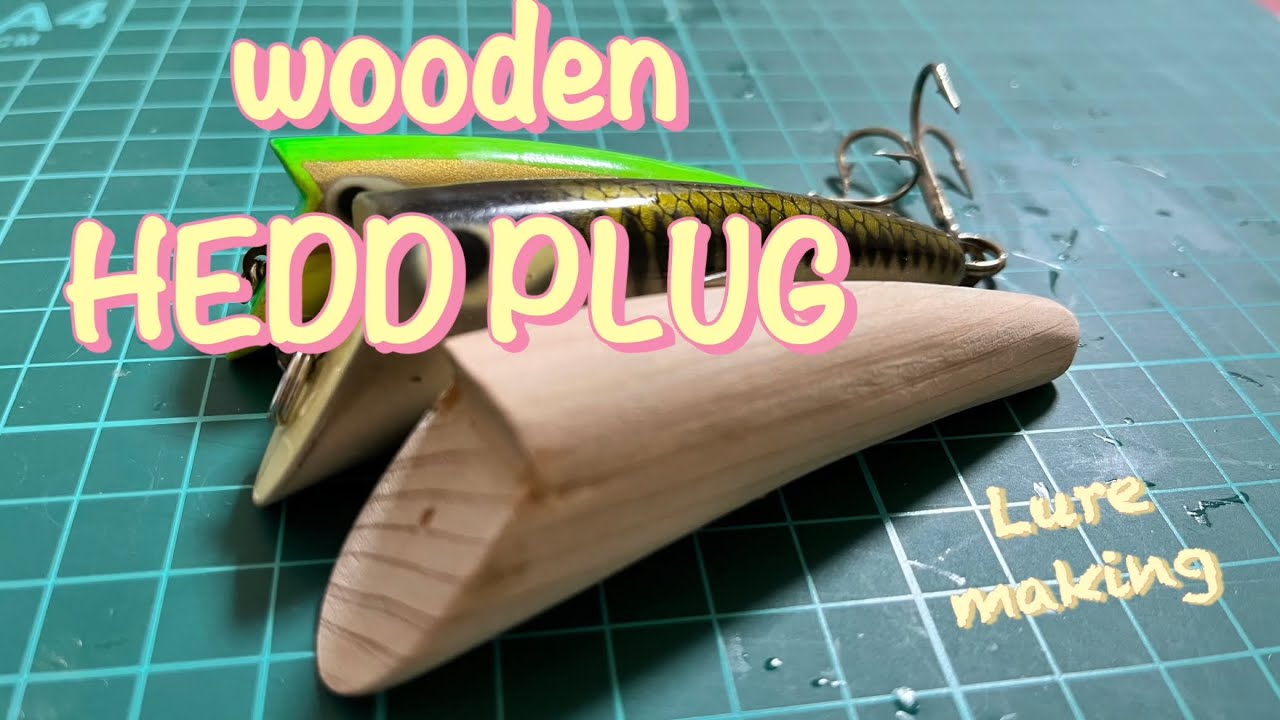 うすめのヘッドプラグ製作　#ダイソーエポキシコーティング    #ハンドメイドルアー   #トップウォーター   #バスプラグ    #へドン、