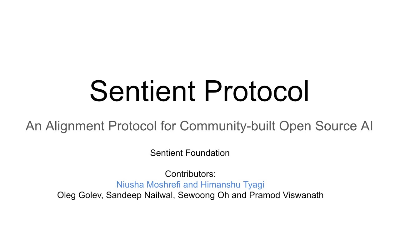 Alignment Protocol For Community-Built Open Source AI | Niusha Moshrefi