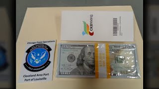 $10 million in bogus bills seized by customs agents in Louisville