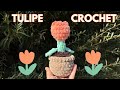 TUTO TULIPE AMIGURUMI AU CROCHET 