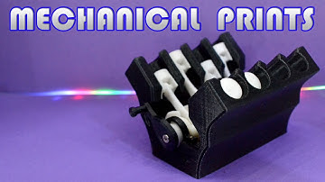 Mechanical 3d Prints