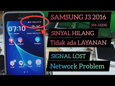 SAMSUNG J3 2016 hilang sinyal // SAMSUNG J3 2016 Network Problem