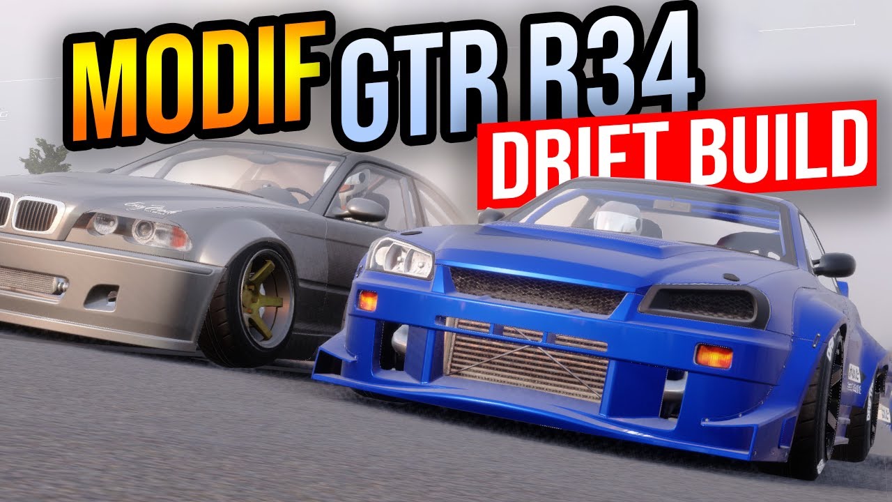 MODIF NISSAN GTR R34 BUAT DRIFTING !! - CarX Drift Racing Online ...
