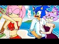 Amy Seduces Sonic When He&#39;s Next to Blaze - Sonic 2D Animation