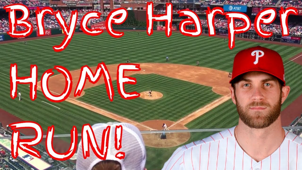 Bryce Harper Home Run vs. Atlanta Braves 7/28/19 YouTube
