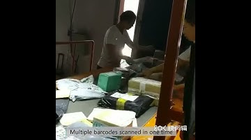 Mad-speed scanning barcodes applied in E-commerce and Courier Express warehouses