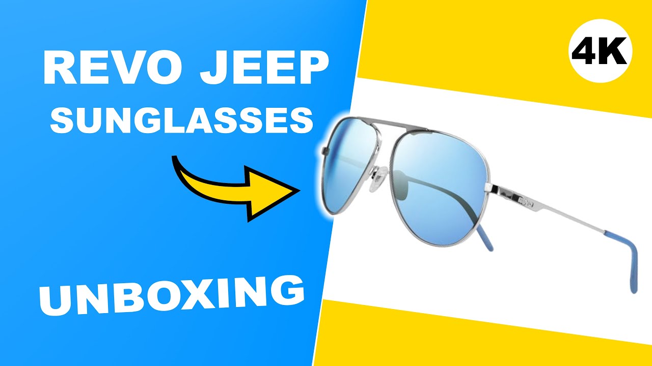 Jeep Revo Metro Aviator Sunglasses Unboxing 4K YouTube