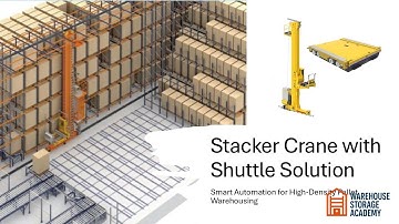 Stacker Crane with Shuttle Solution | ASRS | Warehouse Storage Academy
