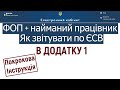 Як ФОПу, що є також найманим працівником, заповнити Додаток 1 в річній Декларації платника ЄП?