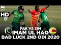 Imam ul Haq Bad Luck | Pakistan vs Zimbabwe | 2nd ODI 2020 | PCB | MD2E