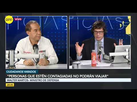 Martos: “La cuarentena no durará hasta el 26 de abril, probablemente continúe un mayor plazo”