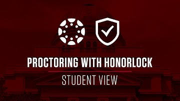 Proctoring With HonorLock - Student View On Canvas